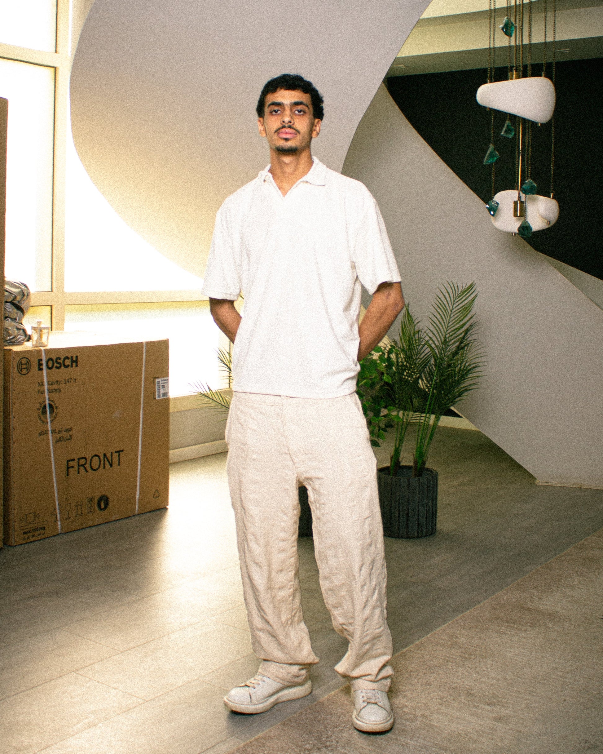 Off White Summer Polo